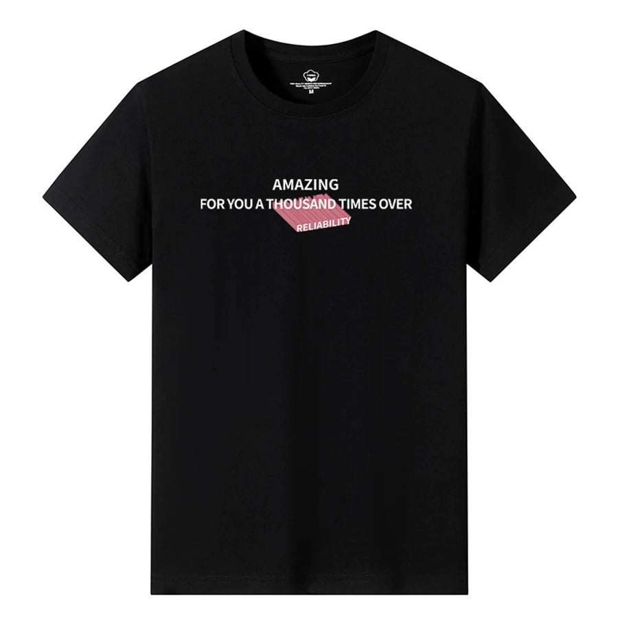 T Shirts Men Short New Fashion 2025 O-Neck Slim Black Sleeve Clothing Casual Style M-6XL