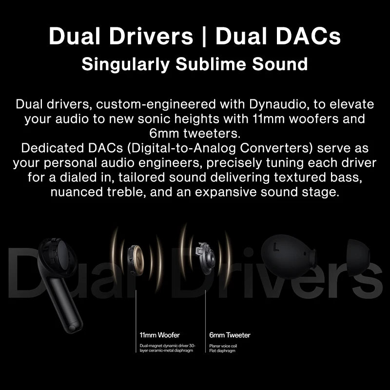 Global Version OnePlus Buds Pro 3 Earphone Up to 50dB Noise Canceling Spatial Audio with Head Tracking Hi-Resolution Audio - trendingshoping.com