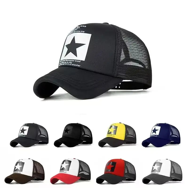 Hip Hop Snapback Cap - Fashion Baseball Mesh Hat for Outdoor Casual Wear, Spring & Summer
