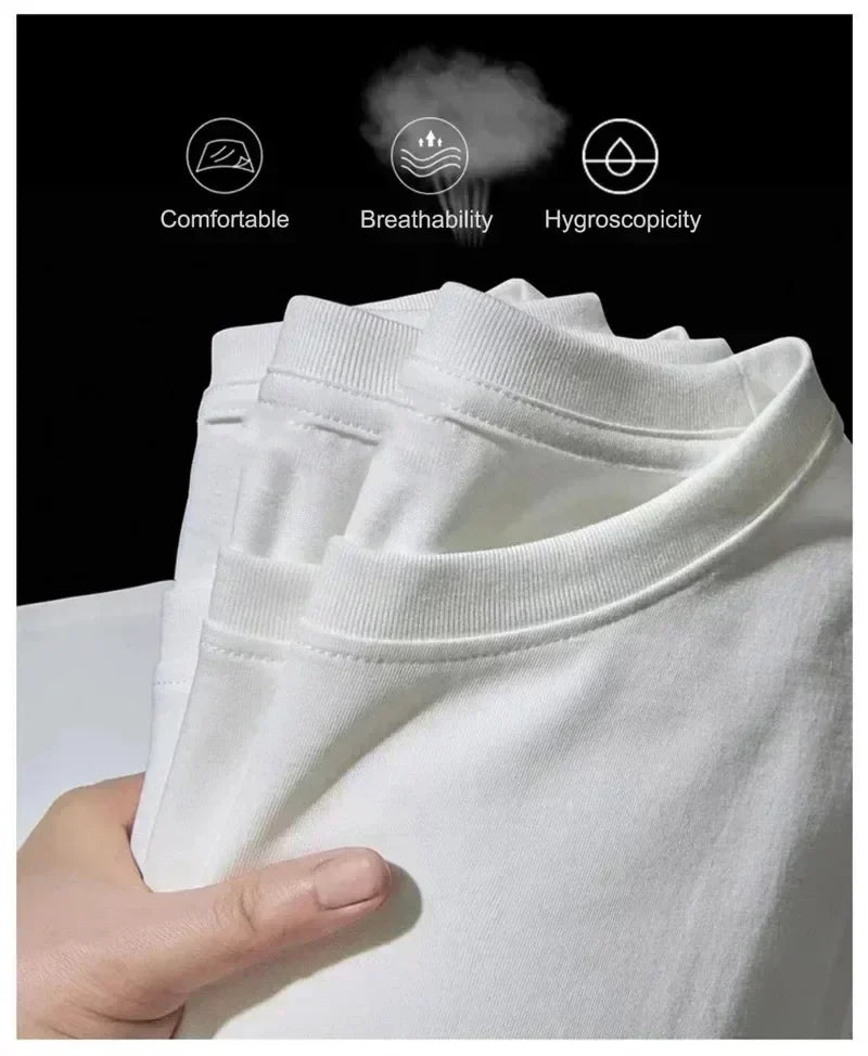 2025 New Hip Hop Streetwear Men's T-shirts Basketball Star Printed Tee Cotton Breathable Fans Oversized Casual Y2K Clothes Tops