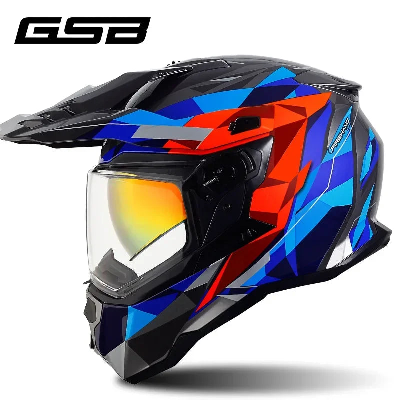 Gsb Motocross Helmet Men Full Face Moto Helm xp-22 Motorcycle Helmet Cross Downhill Off-road Helmet Men Casco Moto ECE Approved