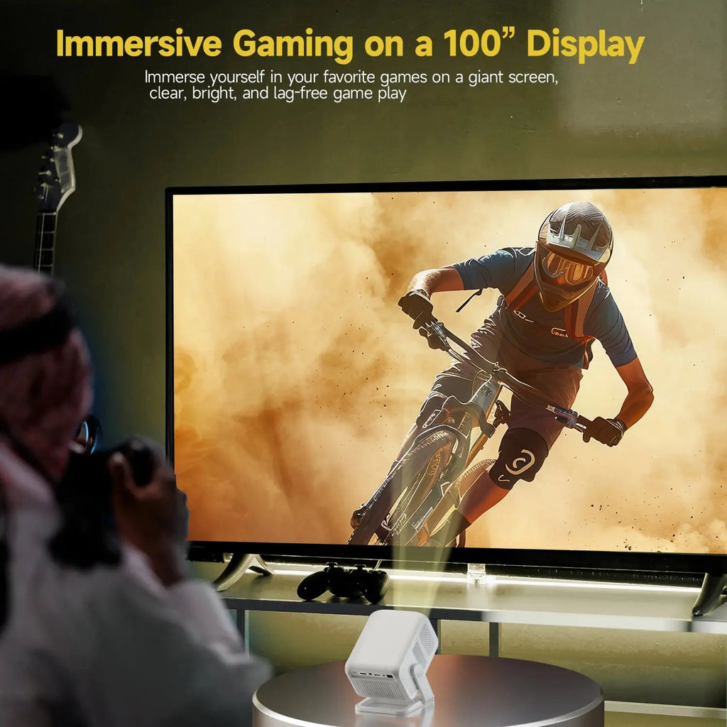 Magcubic HY310X 4K HD Portable Projector 1920×1080P 420 ANSI Android 11 with BT5.4 & 5W HiFi Speaker - trendingshoping.com