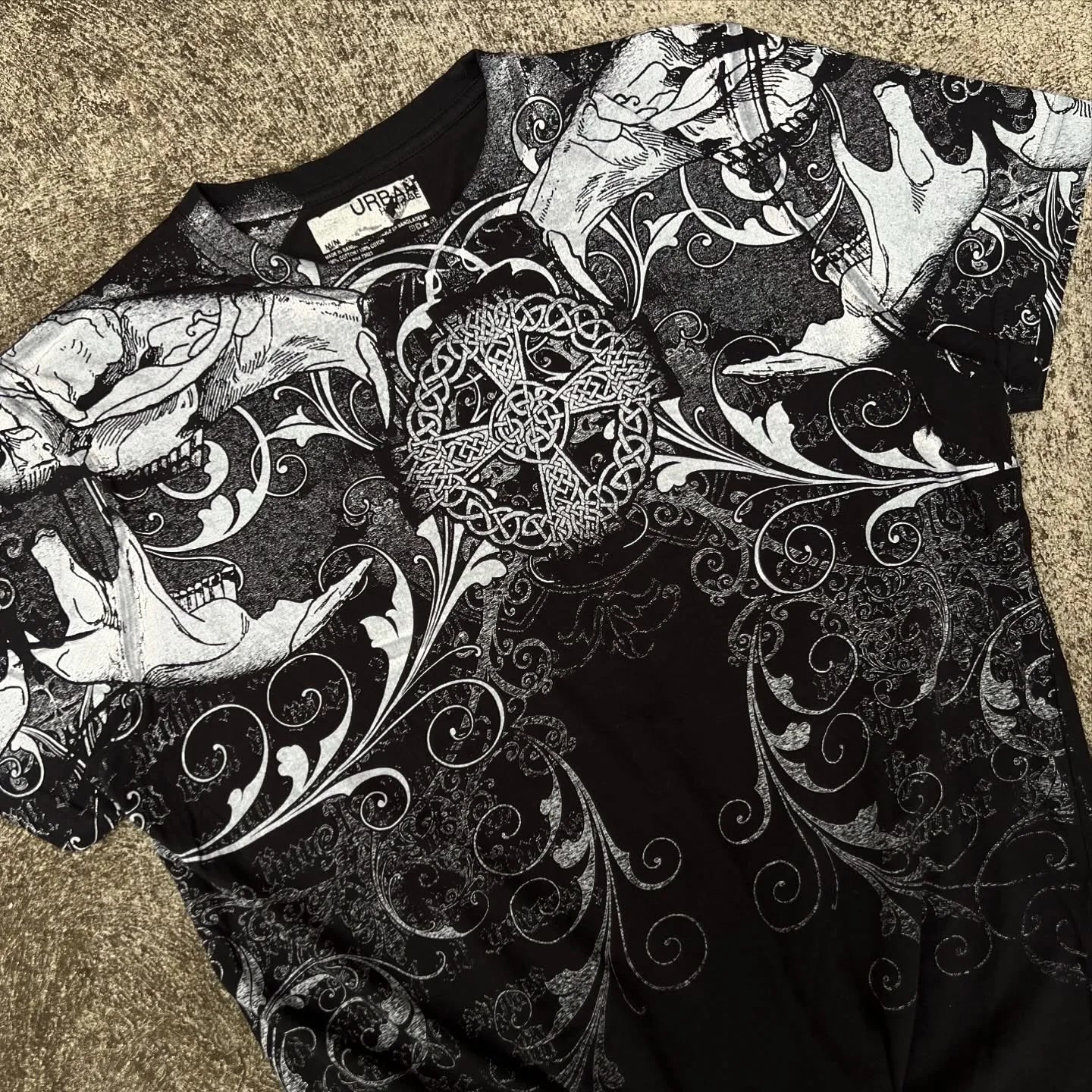 New Tapout Series T-Shirts Unisex Retro American Gothic Summer Casual Tops Hip-Hop Punk Printing Street Clothes