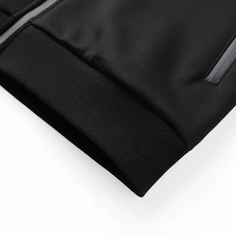 Mens Winter Tech Fleece Tracksuit Set Warm Hooded Sweatshirt and Pants Two Piece