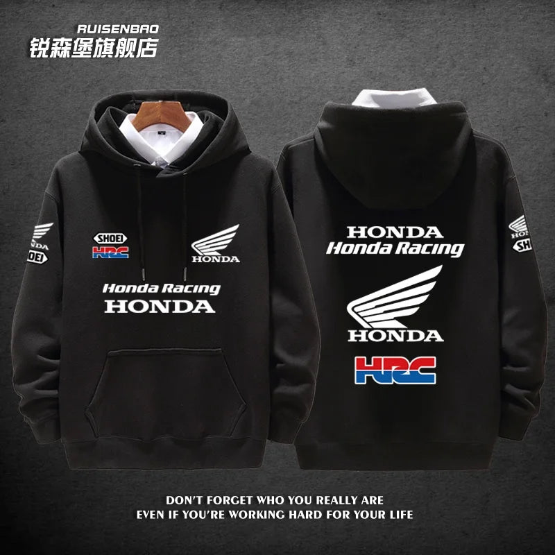 Honda Factory Racing Hoodie Unisex Autumn Winter Pullover