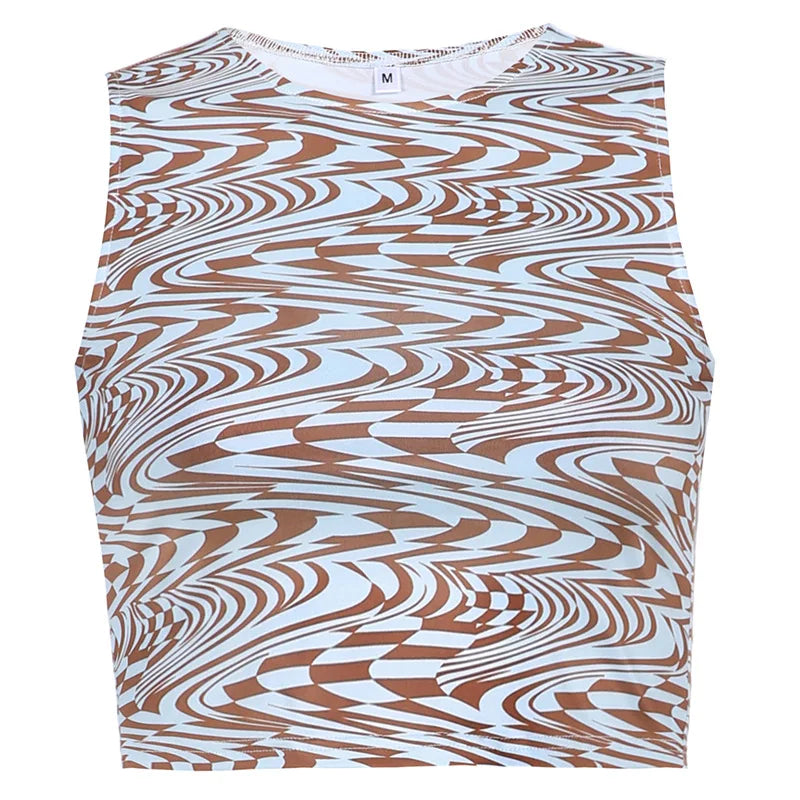 Brown 2021 Vintage Clothes Y2k Corset Crop Top Women Gothic Sexy Cyber Baby Tee Aesthetic Grunge 90s Ropa Fairycore Summer New