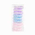 9 Pcs Spiral Hair Ties No Crease, Coil Hair Ties, Phone Cord Hair Ties, Women Ponytail Holder Elastics
