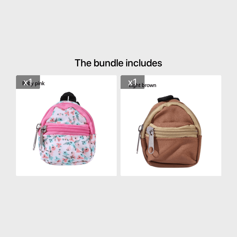 LABUBU 11.81" Doll Mini Backpack | 1/6 BJD Doll Bag Toy Accessories