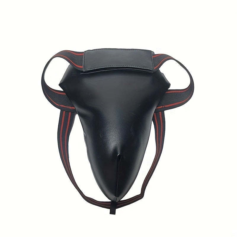 Mens Supreme Boxing Groin Guard - Quick-Adjust Premium PU Leather for Unmatched Protection and Intense Training Comfort