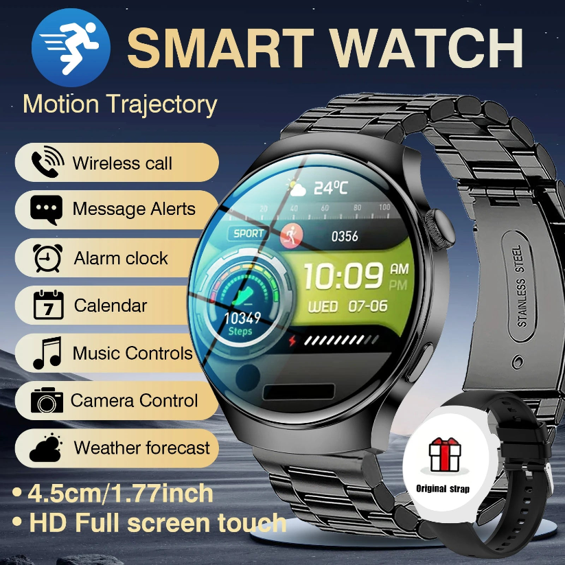Smart Watch for Men – 1.5'' Screen, Bluetooth Call, Fitness Tracker with Multiple Sports Modes, Life Waterproof Activity Watch