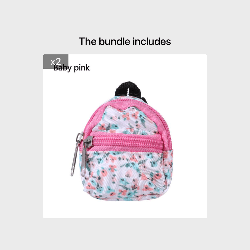 LABUBU 11.81" Doll Mini Backpack | 1/6 BJD Doll Bag Toy Accessories