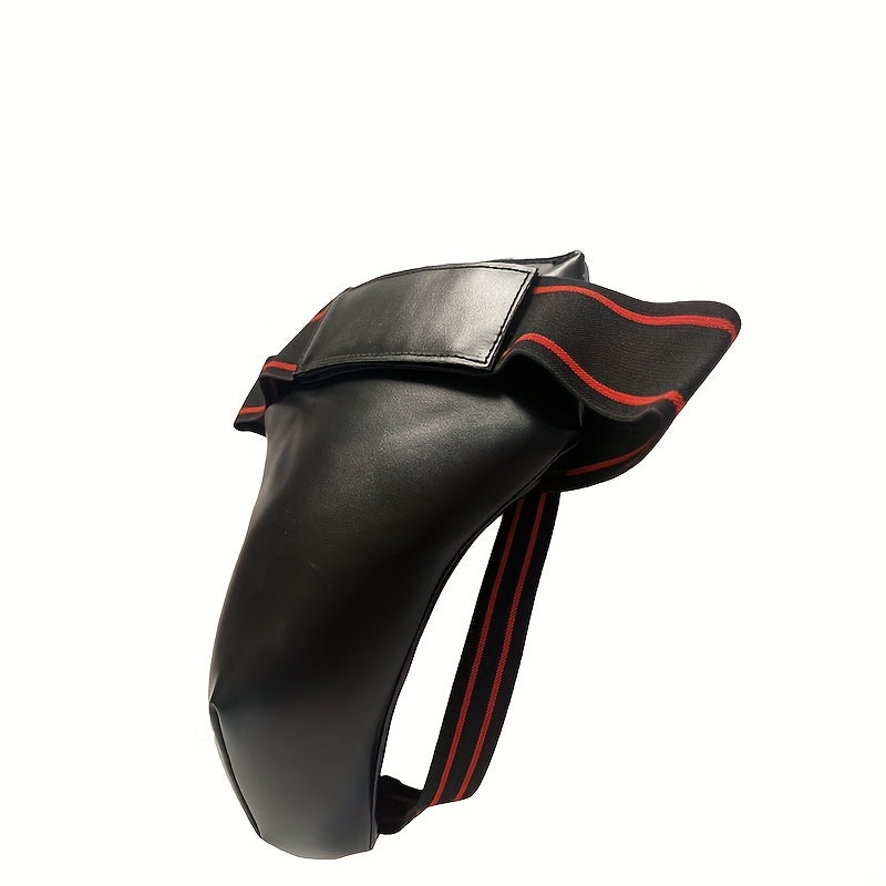 Mens Supreme Boxing Groin Guard - Quick-Adjust Premium PU Leather for Unmatched Protection and Intense Training Comfort