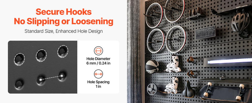 SucceBuy 24" x12" 4pcs Metal Pegboard Panels Steel Wall Tools Organizer Garage Storage Peg Panel for Workbench Office Craft Home - trendingshoping.com